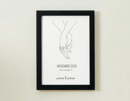 LOVE - AFFICHE Rencontre mains